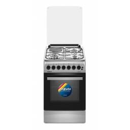 Cocina Combinada 3 Hornallas y 1 Disco Elctrico Inox 50x60 - Turqua