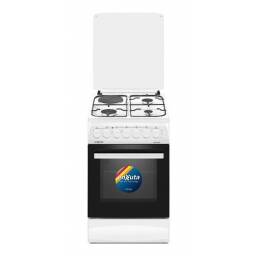 Cocina Combinada 3 Hornallas y 1 Disco Elctrico Blanca 50x60  - Turqua