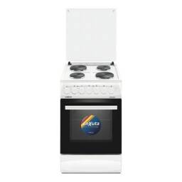 Cocina Elctrica 4 Discos Elctricos y Conveccin Blanca 50x60 - Turqua