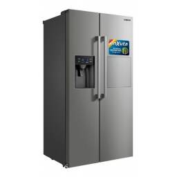 Refrigerador Side By Side Frío Seco Inverter 490 Litros con Dispensador y Bar - China