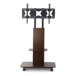 Soporte Tv Con Ruedas De 32 A 65 Panel De Madera Color nico