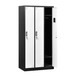 Locker Met�lico 3 Puertas con Estantes y Cerradura