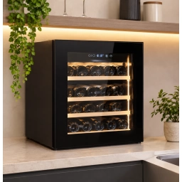 Cava de empotar 24 botellas 2 temperaturas INVERTER