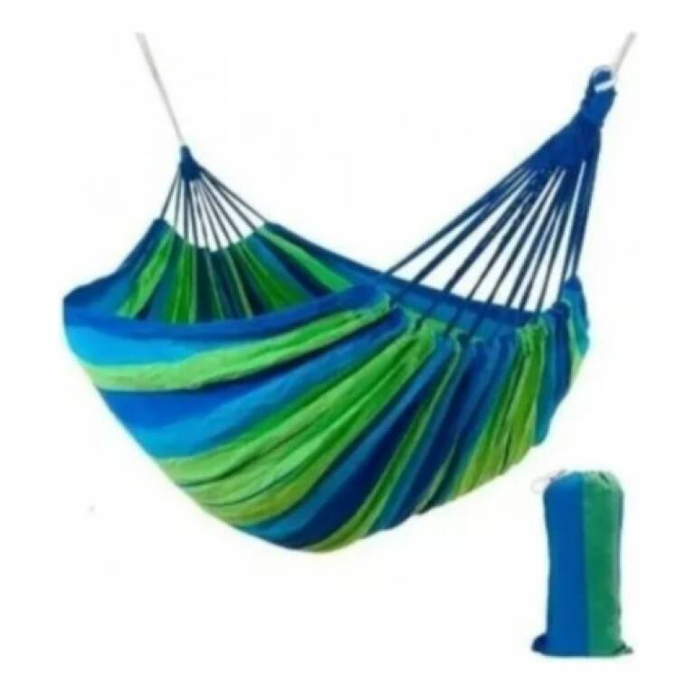 Hamaca paraguaya 2 Plazas 280x150 Rojo/Amarillo/Verde